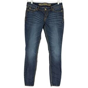 Express Jeans Women's Skinny Zelda Slim Fit Stretch Low Rise Blue Jeans Size 12